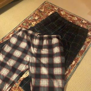 2 pair of fleece pajama pants